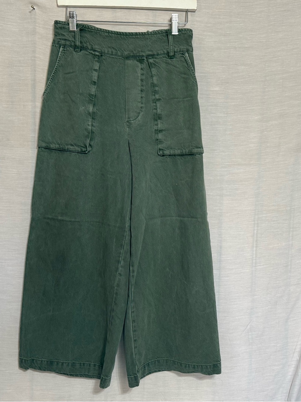 YFB Young Fabulous & Broke Sadie Wide Leg Pull-On Pants Olive Green M
